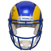 Kyren Williams Autographed Los Angeles Rams Authentic Speed Helmet Beckett