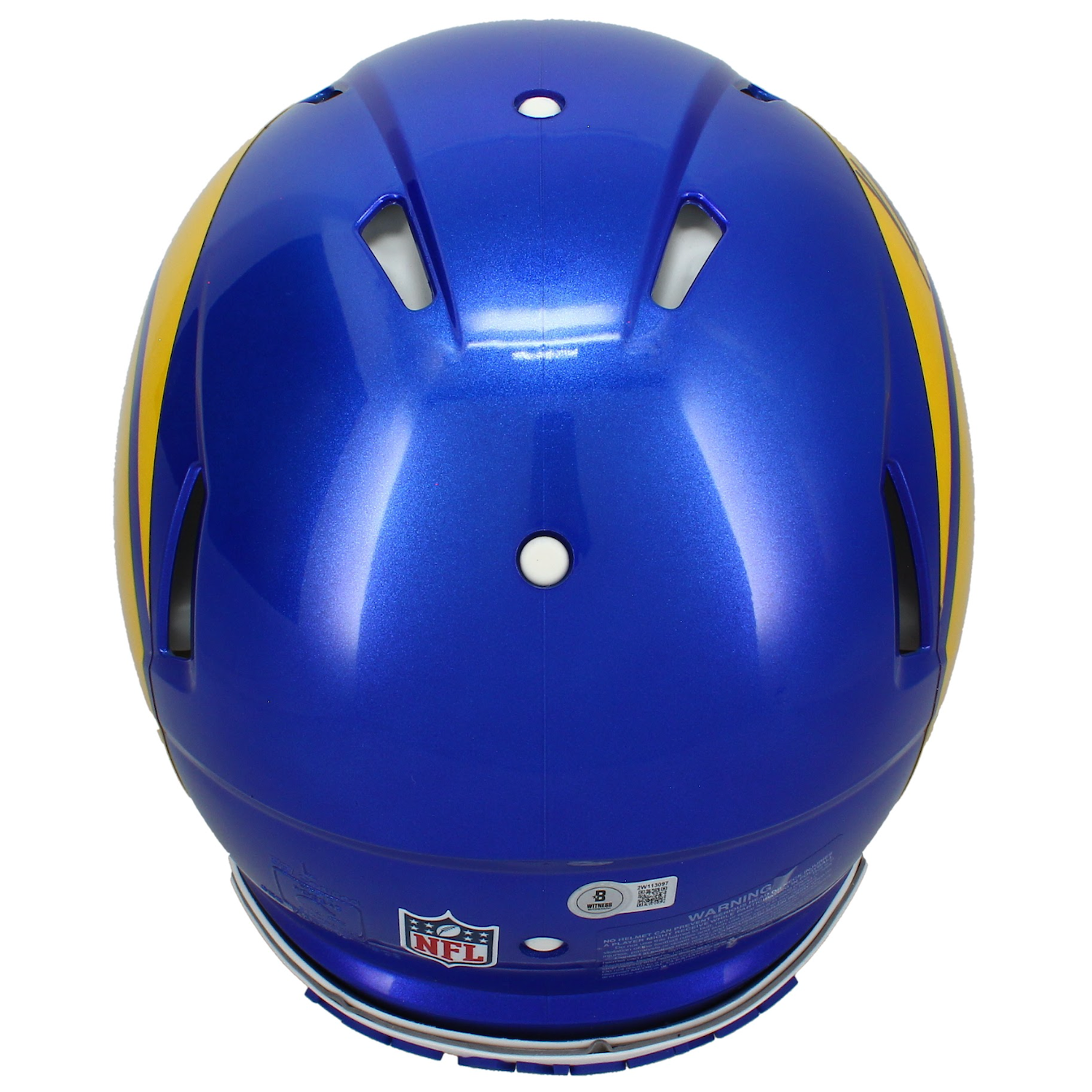 Kyren Williams Autographed Los Angeles Rams Authentic Helmet w/ Visor Beckett