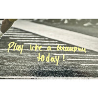 Kyren Williams Autographed (in gold ink) & Inscribed "Play Like a Champion Today" 11" x 14" Photo Beckett / GDL LE 23