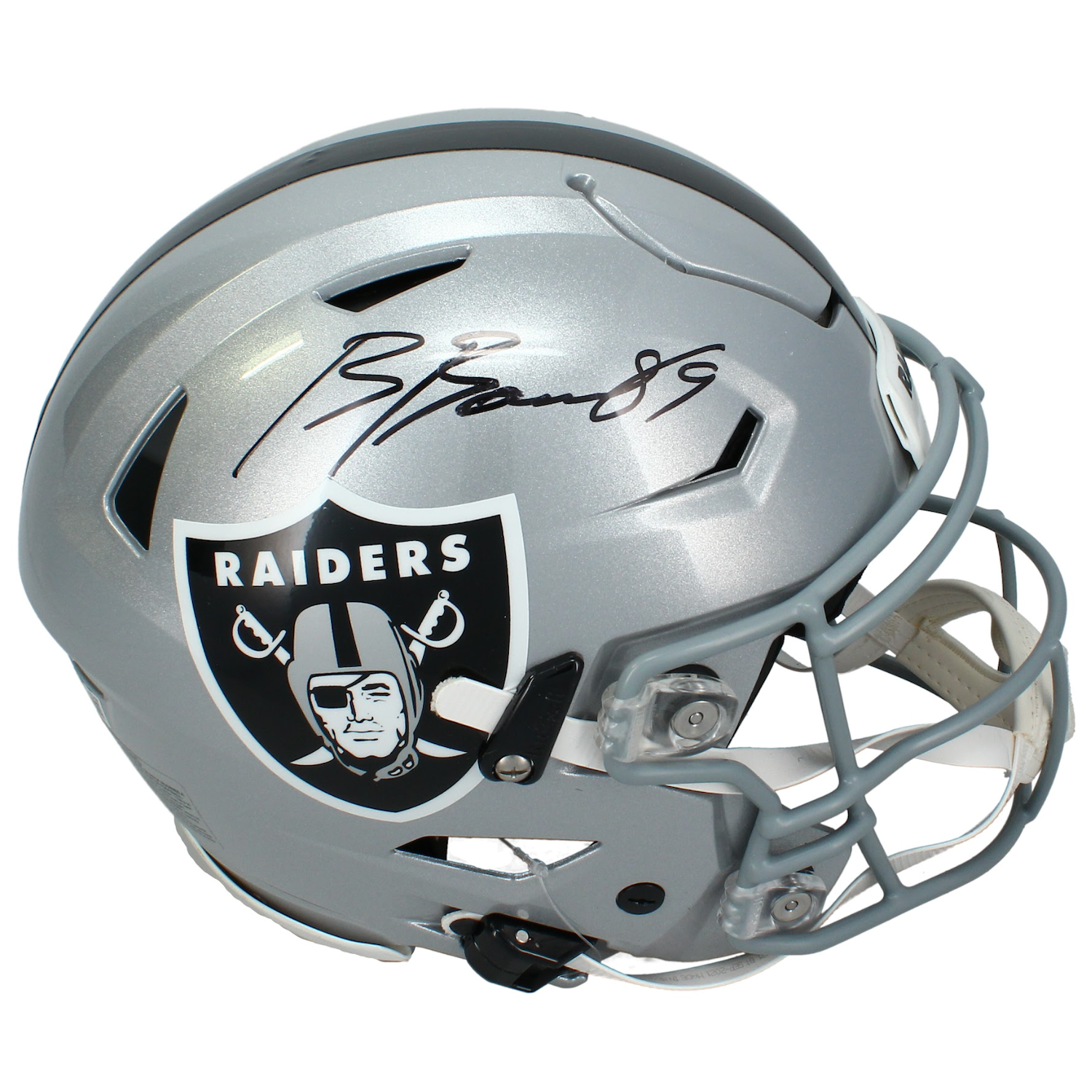 Brock Bowers Autographed Las Vegas Raiders Speedflex Authentic Helmet Beckett