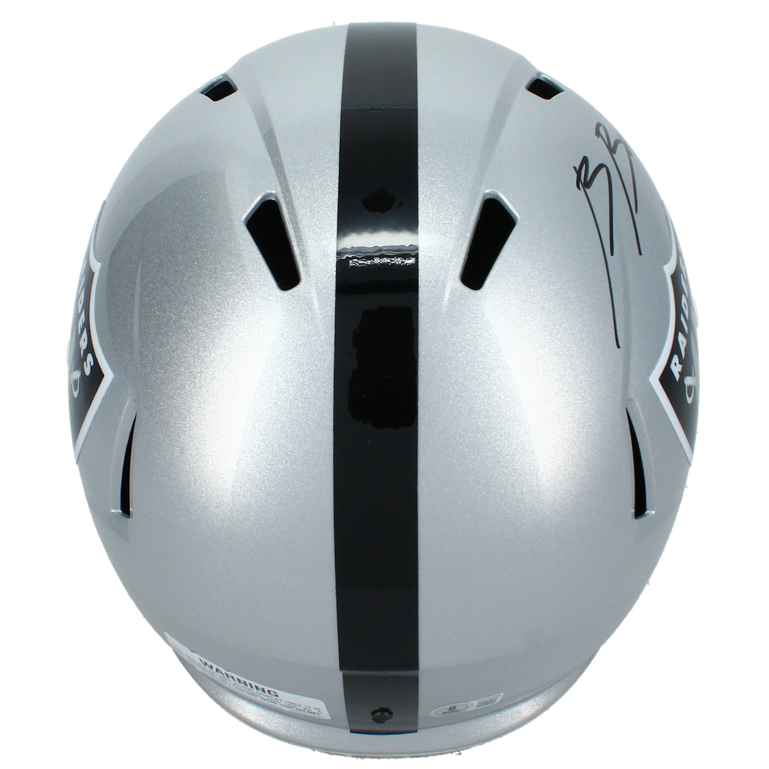 Brock Bowers Autographed Las Vegas Raiders Full Size Speed Helmet Beckett