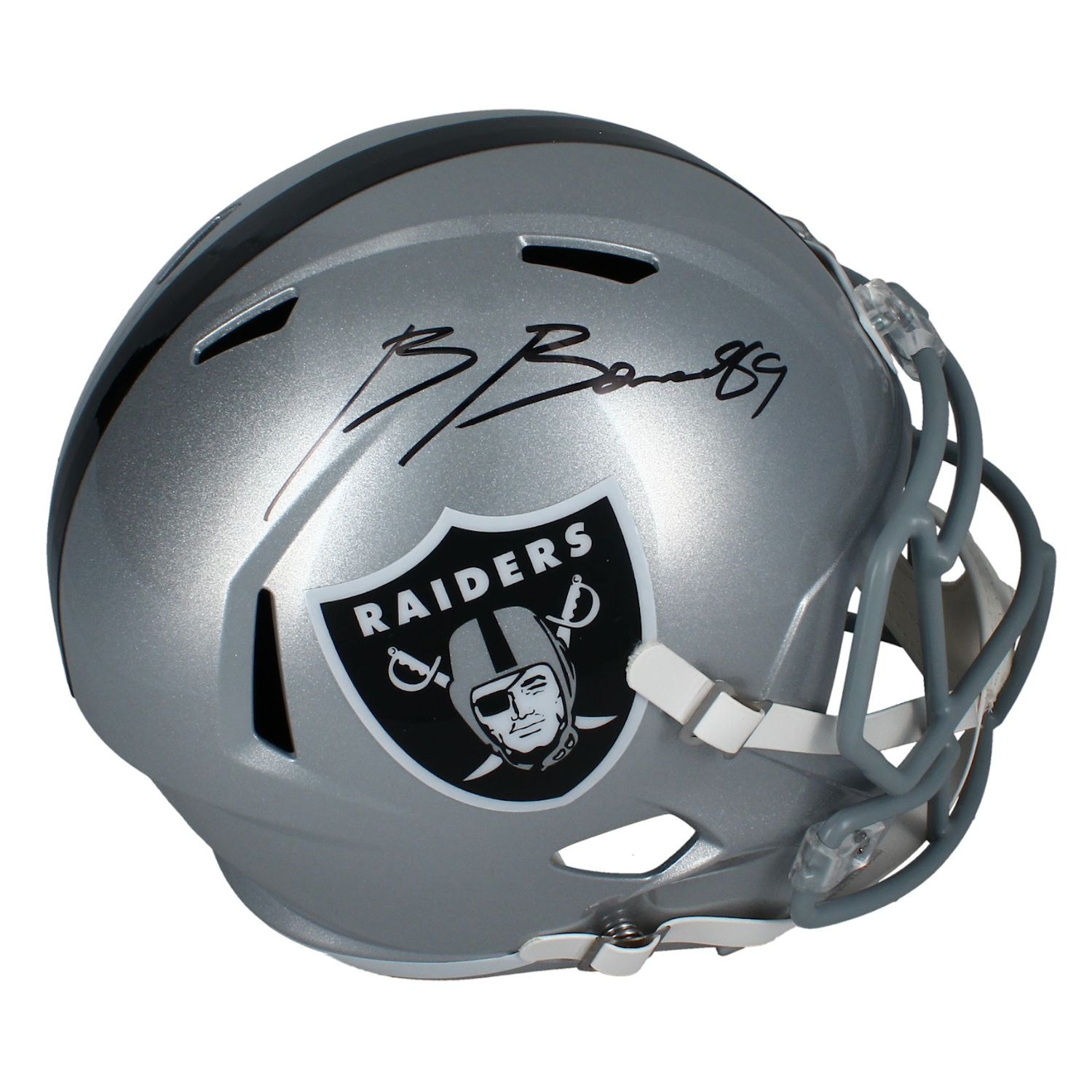 Brock Bowers Autographed Las Vegas Raiders Full Size Speed Helmet Beckett