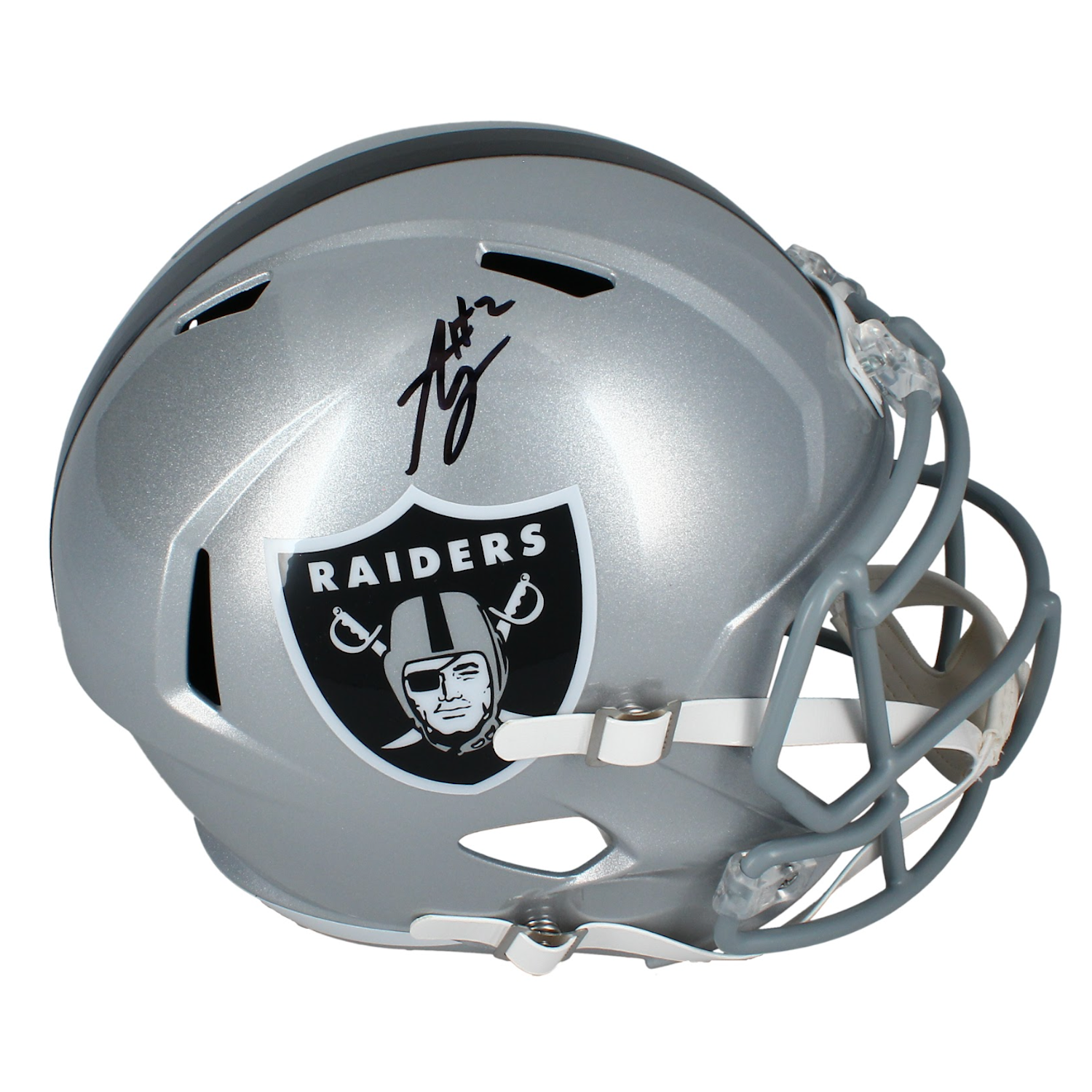 Ashton Jeanty Autographed Las Vegas Raiders Full Size Speed Helmet Beckett