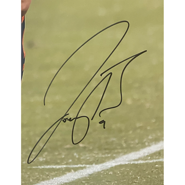 Joe Burrow Autographed Bengals "Roll Out" Framed 16" x 20" Photo Fanatics