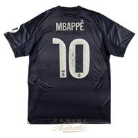 Kylian Mbappe Autographed 2025-26 Real Madrid Navy Nike Away Replica Jersey Panini