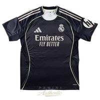 Kylian Mbappe Autographed 2025-26 Real Madrid Navy Nike Away Replica Jersey Panini
