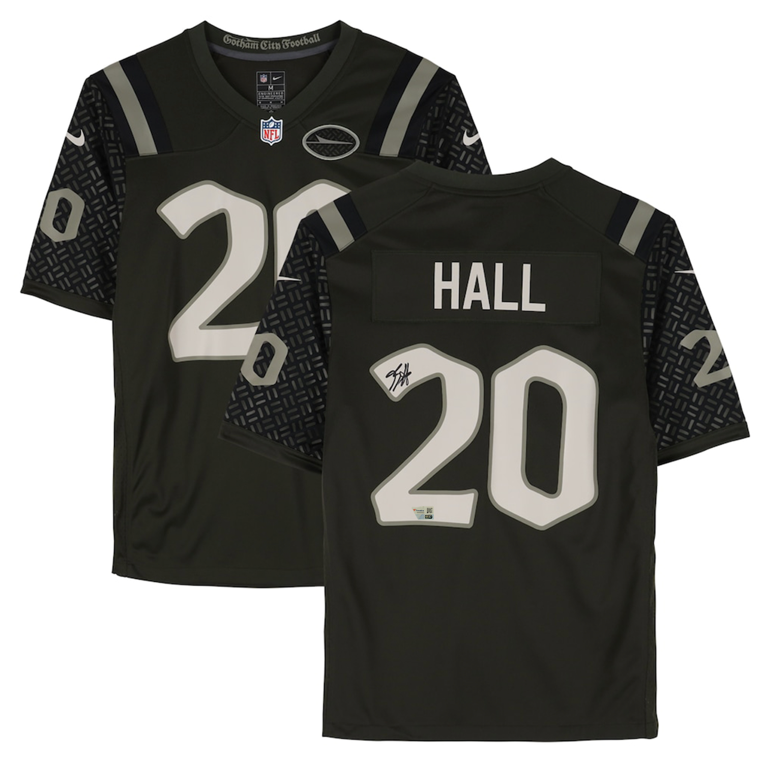 Breece Hall Autographed New York Jets Nike Rivalries Game Jersey Fanatics