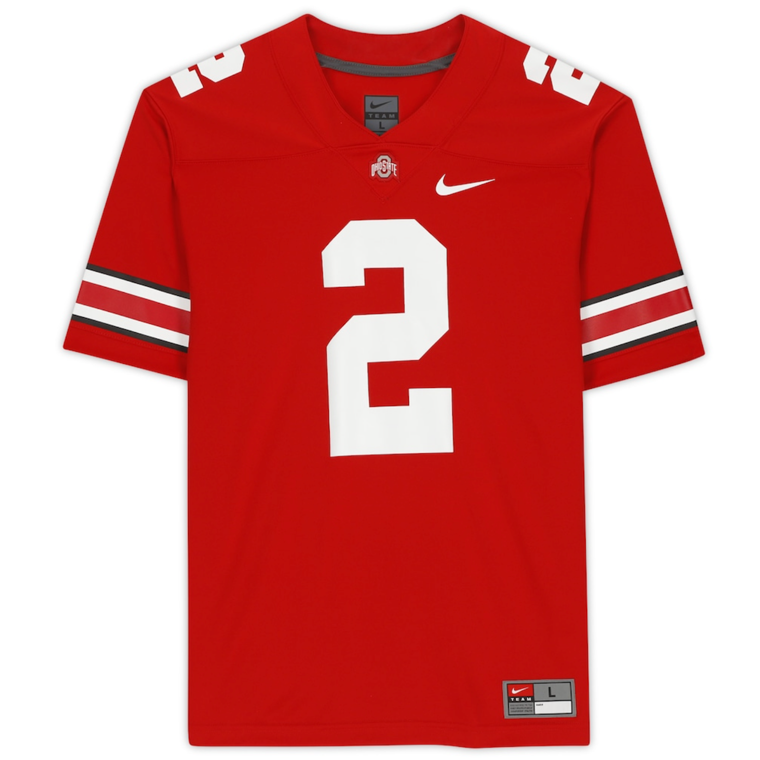 Chase Young Autographed Ohio State Buckeyes Scarlet Nike Game Jersey Fanatics