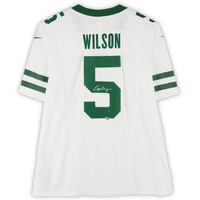 Garrett Wilson Autographed New York Jets White Nike Limited Jersey
