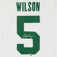 Garrett Wilson Autographed New York Jets White Nike Limited Jersey