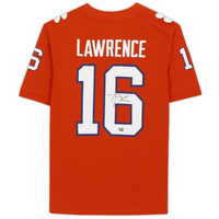 Trevor Lawrence Autographed Clemson Tigers Orange Nike Game Jersey Fanatics