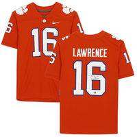 Trevor Lawrence Autographed Clemson Tigers Orange Nike Game Jersey Fanatics