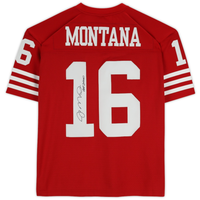 Joe Montana Autographed "HOF 2000" San Francisco 49ers M&N Jersey Fanatics