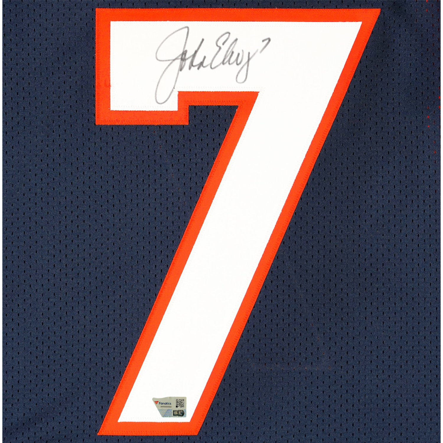 John Elway Autographed Denver Broncos Throwback Authentic Jersey Fanatics