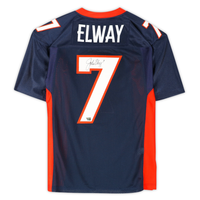 John Elway Autographed Denver Broncos Throwback Authentic Jersey Fanatics
