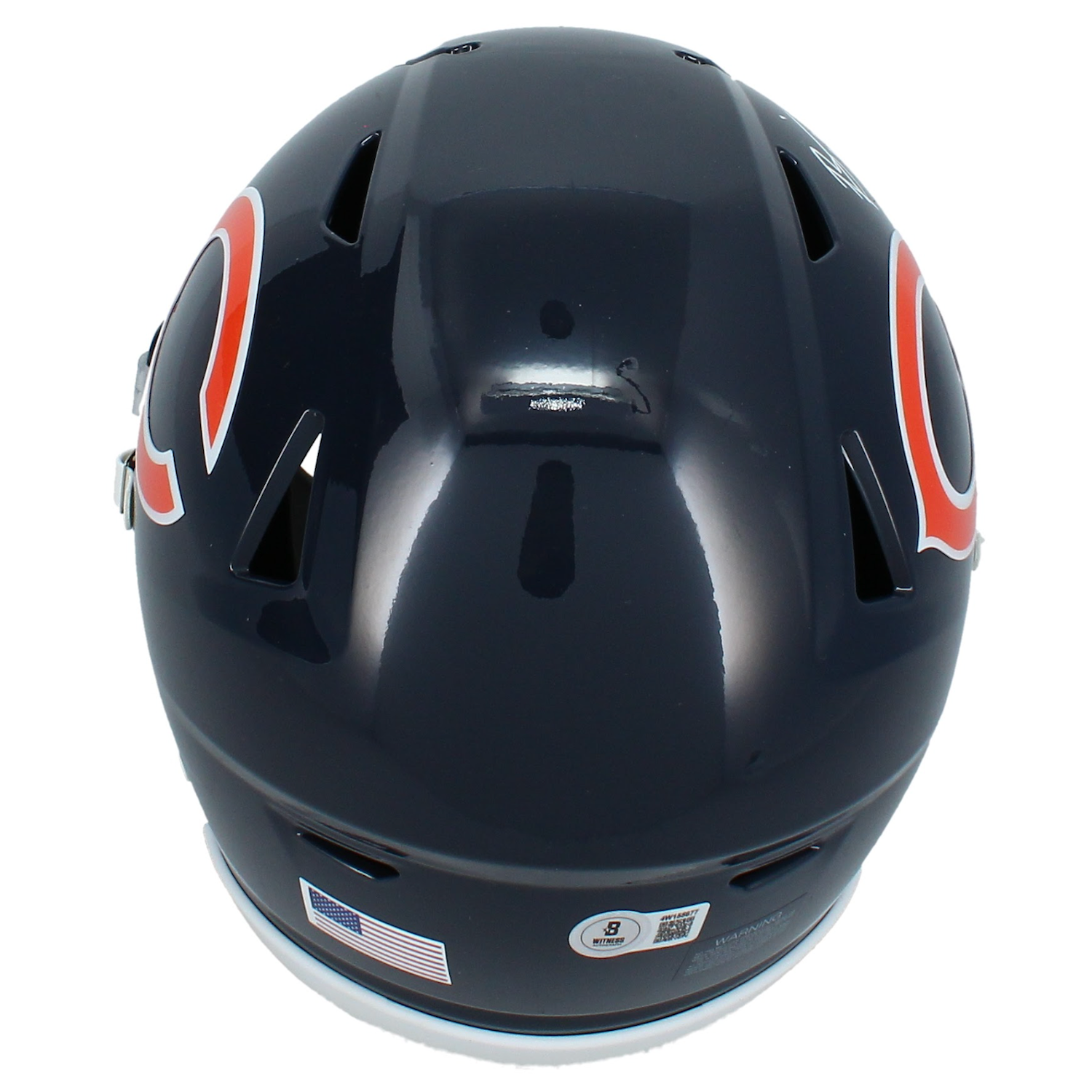 Brian Urlacher Autographed "HOF 18" Chicago Bears MIDI Speedflex Helmet Beckett