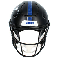 Jonathan Taylor Autographed Indianapolis Colts Black 2023 Alternate Speedflex Authentic Helmet Beckett