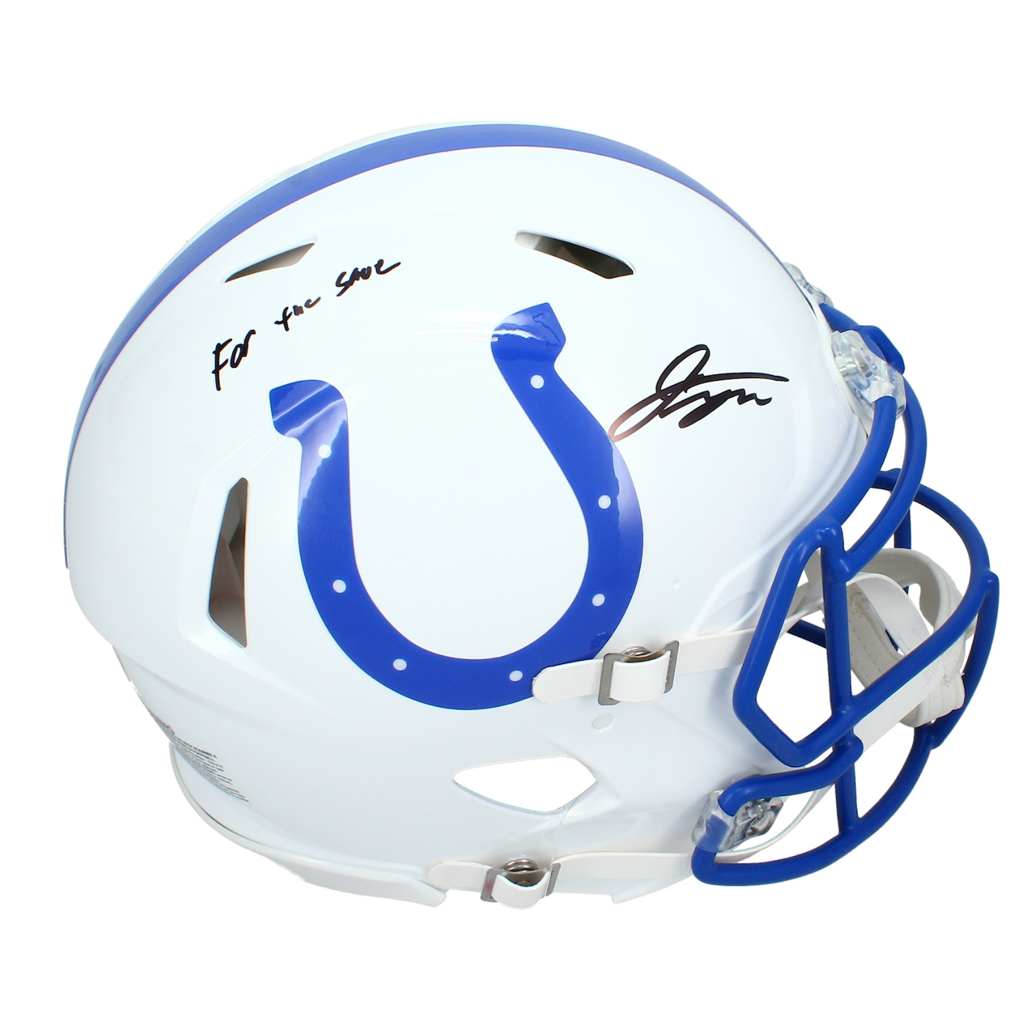 Jonathan Taylor Autographed "For the Shoe" Indianapolis Colts Authentic TB Helmet Beckett