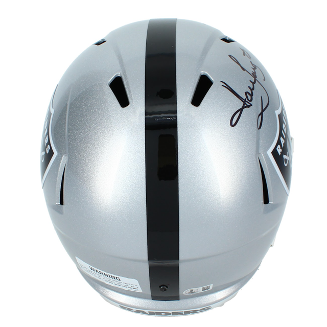 Howie Long Autographed Las Vegas Raiders Full Size Speed Helmet Beckett