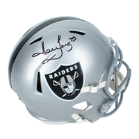 Howie Long Autographed Las Vegas Raiders Full Size Speed Helmet Beckett