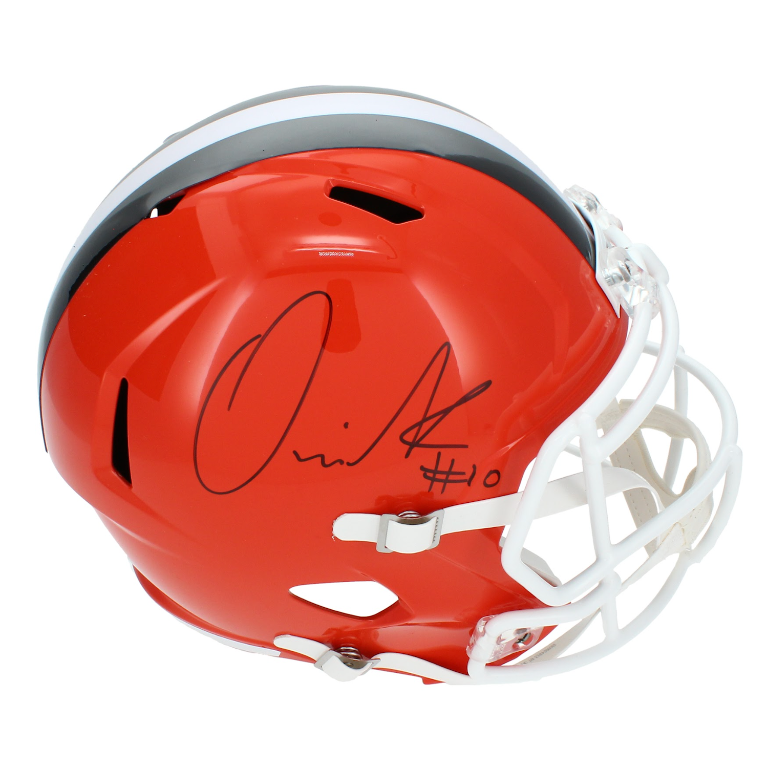 Quinshon Judkins Autographed Cleveland Browns Speed Full Size Helmet Beckett