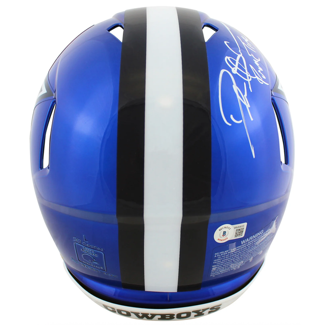 Deion Sanders Autographed "Primetime" Dallas Cowboys Authentic Flash Helmet Beckett