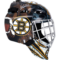 LINUS ULLMARK Autographed Boston Bruins Full Size Goalie Mask FANATICS