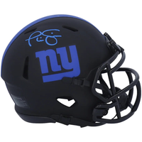 PHIL SIMMS Autographed New York Giants Eclipse Mini Speed Helmet FANATICS