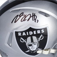 DAVANTE ADAMS Autographed Las Vegas Raiders Speed Mini Helmet FANATICS