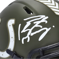 PEYTON MANNING Autographed Indianapolis Colts STS Mini Speed Helmet FANATICS