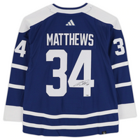 AUSTON MATTHEWS Autographed Toronto Maple Leafs Authentic 2023 Reverse Retro Jersey FANATICS