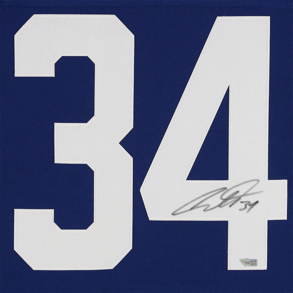 AUSTON MATTHEWS Autographed Toronto Maple Leafs Authentic 2023 Reverse Retro Jersey FANATICS