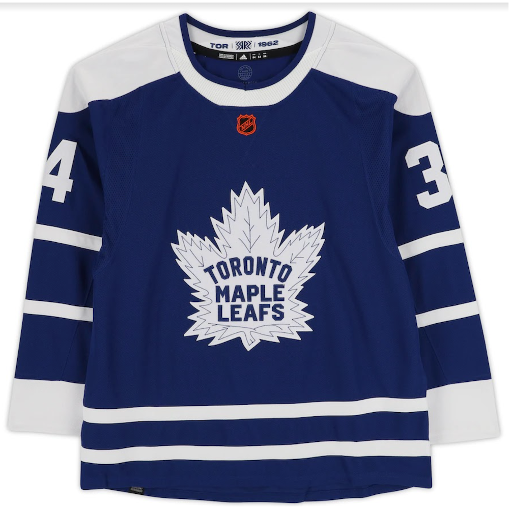AUSTON MATTHEWS Autographed Toronto Maple Leafs Authentic 2023 Reverse Retro Jersey FANATICS