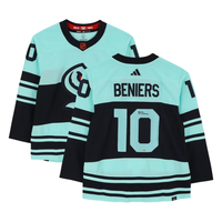 MATT BENIERS Autographed Seattle Kraken 2022-23 Reverse Retro Jersey FANATICS
