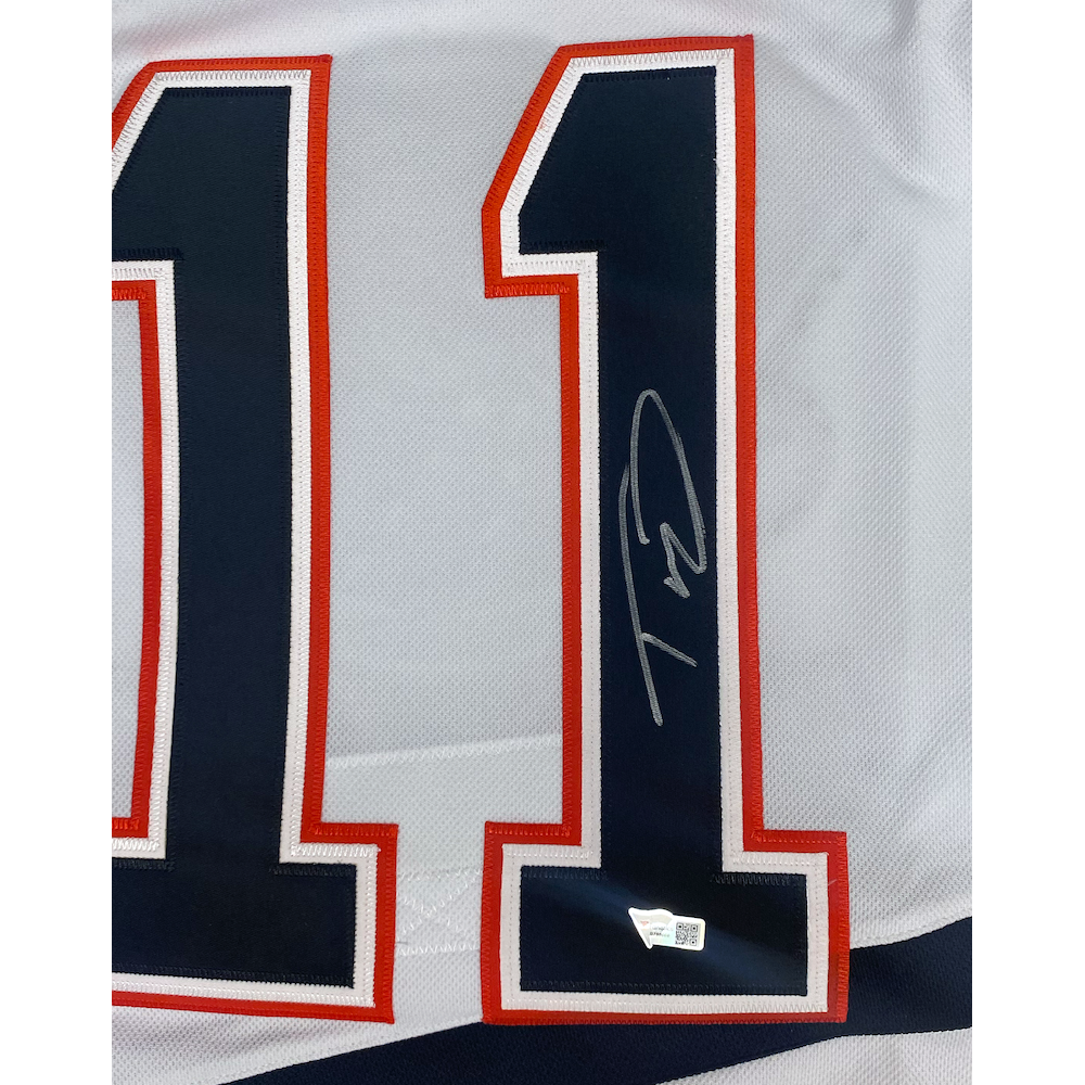 TREVOR ZEGRAS Autographed Anaheim Ducks 2022-23 Reverse Retro Authentic Jersey FANATICS