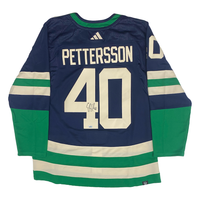 ELIAS PETTERSSON Autographed Vancouver Canucks Authentic Reverse Retro Jersey FANATICS