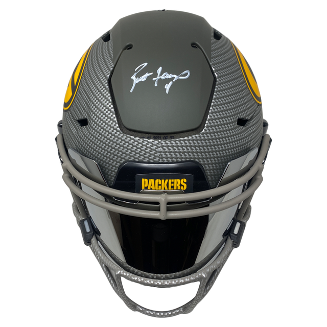 BRETT FAVRE Autographed Hydro Packers Speed Flex Authentic Helmet FAVRE HOLO