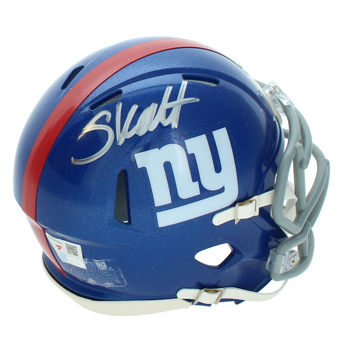 Cam Skattebo Autographed New York Giants Speed Mini Helmet Fanatics
