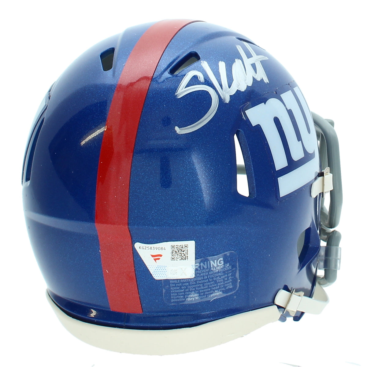 Cam Skattebo Autographed New York Giants Speed Mini Helmet Fanatics