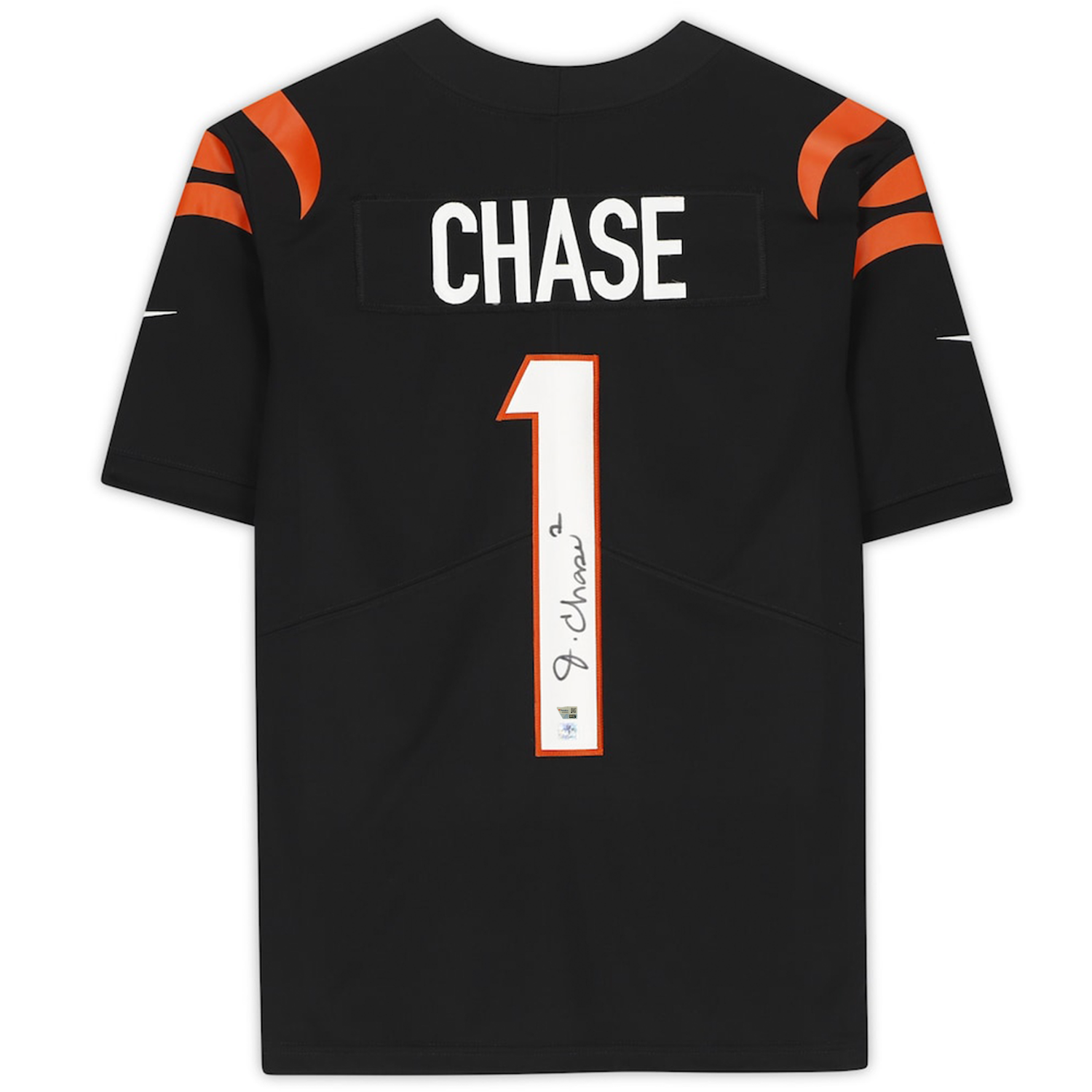 JA'MARR CHASE Autographed Cincinnati Bengals Black Limited Jersey FANATICS
