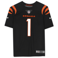 JA'MARR CHASE Autographed Cincinnati Bengals Black Limited Jersey FANATICS