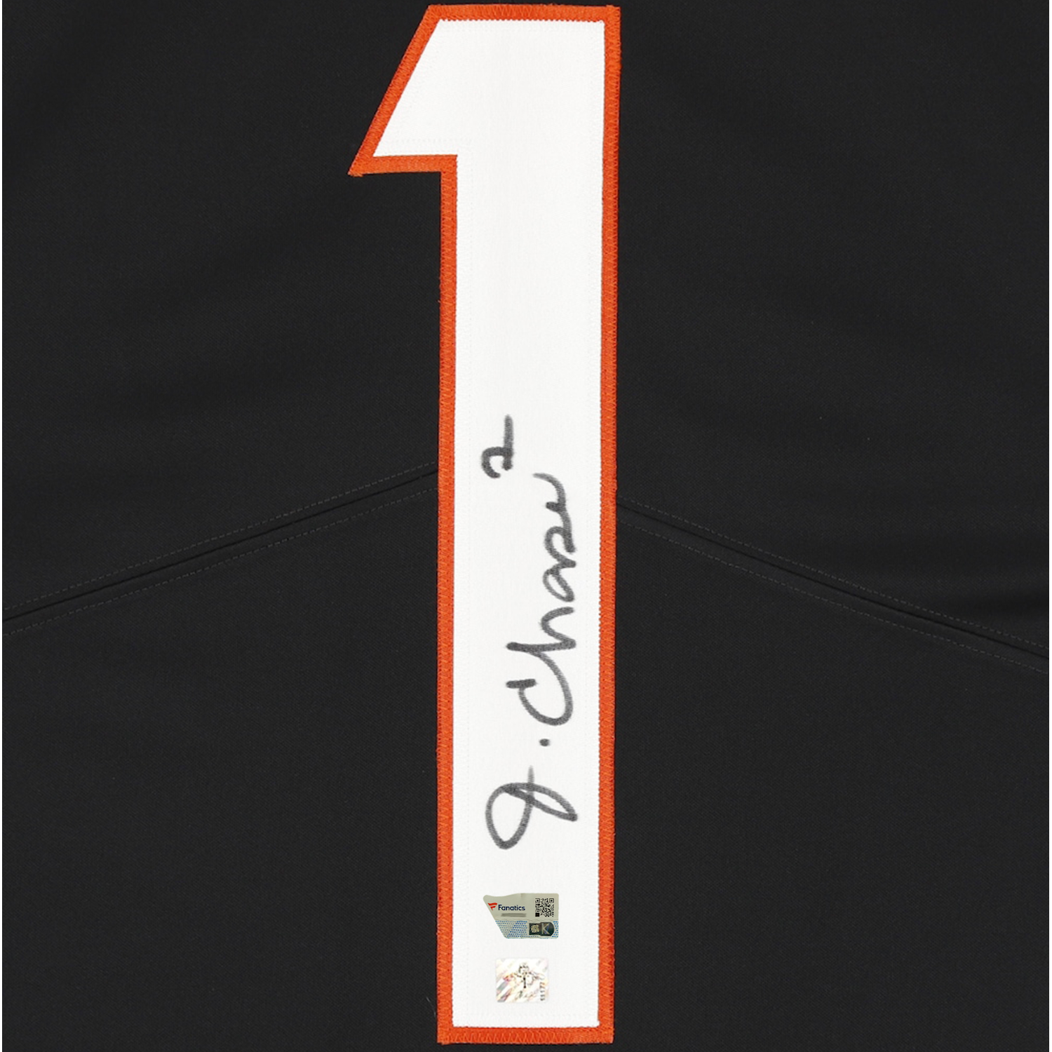 JA'MARR CHASE Autographed Cincinnati Bengals Black Limited Jersey FANATICS