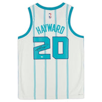 GORDON HAYWARD Autographed Charlotte Hornets Nike White Jersey FANATICS