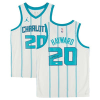 GORDON HAYWARD Autographed Charlotte Hornets Nike White Jersey FANATICS
