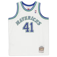 Dirk Nowitzki Autographed Dallas Mavericks 1998 White Nike Jersey Fanatics