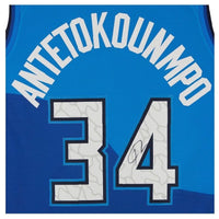 GIANNIS ANTETOKOUNMPO Milwaukee Bucks Autographed City Edition Jersey FANATICS