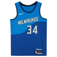 GIANNIS ANTETOKOUNMPO Milwaukee Bucks Autographed City Edition Jersey FANATICS