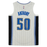 COLE ANTHONY Autographed Orlando Magic White Pinstripe Jersey FANATICS