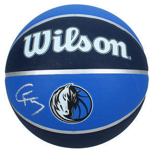 Cooper Flagg Autographed Dallas Mavericks  Wilson Team Tribute Basketball Fanatics