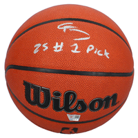 Cooper Flagg Autographed Dallas Mavericks "25 #1 Pick" Wilson I/O Basketball Fanatics